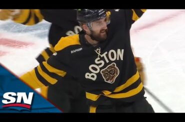 Nick Foligno Receives Slick No-Look Feed From Connor Clifton To Put Bruins On Board