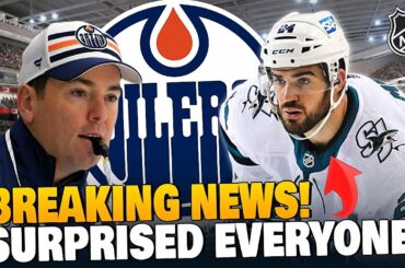 🎯OUR! EXPLODE NOW! SAN JOSE SHARKS UPDATE ON OILERS! edmonton oilers trade rumors