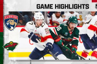 Panthers @ Wild 2/13 | NHL Highlights 2023