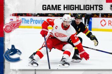 Red Wings @ Canucks 2/13 | NHL Highlights 2023