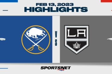 NHL Highlights | Sabres vs. Kings - February 13, 2023