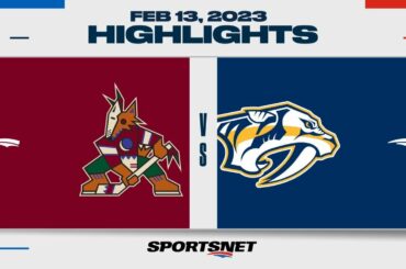 NHL Highlights | Coyotes vs. Predators - February 13, 2023