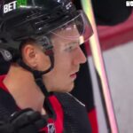 Anton Forsberg i Ottawa Senators utburen på bår mot Edmonton Oilers | 2023-02-11 | Allvarlig skada?