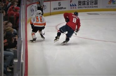 Ovechkin Leaves The Game After A Collision With Travis Konecny