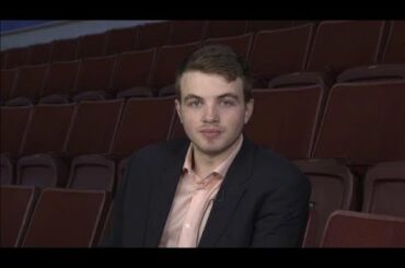 Golden Knights' Ferguson discusses his unique NHL debut between the pipes