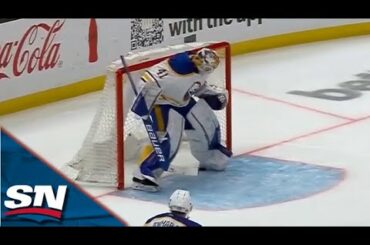 Kings' Viktor Arvidsson Pokes Home Goal After Puck Takes Wacky Bounce Off The Glass