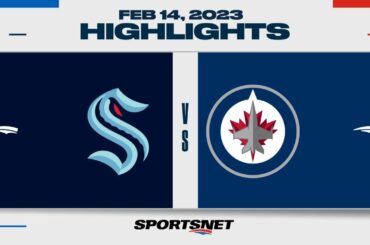 NHL Highlights | Kraken vs. Jets - February 14, 2023