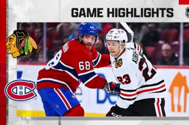 Blackhawks @ Canadiens 2/14 | NHL Highlights 2023