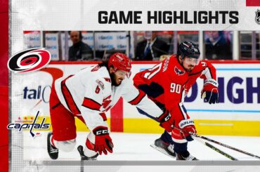 Hurricanes @ Capitals 2/14 | NHL Highlights 2023