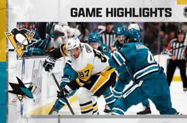 Penguins @ Sharks 2/14 | NHL Highlights 2023