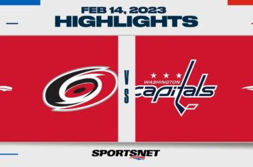 NHL Highlights | Hurricanes vs. Capitals - February 14, 2023