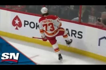Flames' Tyler Toffoli Rips Shot Past Senators' Mads Sogaard For His Fifth Goal In Five Games