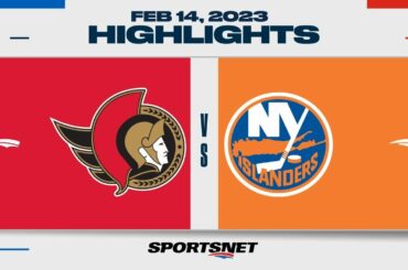 NHL Highlights | Senators vs. Islanders - February 14, 2023