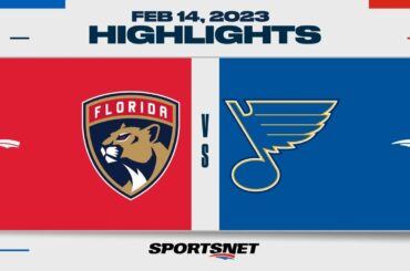 NHL Highlights | Panthers vs. Blues - February 14, 2023