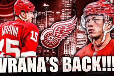 JAKUB VRANA IS COMING BACK: RED WINGS RECALL FROM GRAND RAPIDS GRIFFINS (LUCAS RAYMOND OUT) NHL News