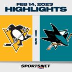 NHL Highlights | Penguins vs. Sharks - February 14, 2023