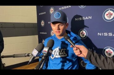 Winnipeg Jets Forward Cole Perfetti, Sept. 14, 2022