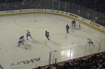 Ethen Frank of Atlantic Division scores vs. Central Division in 2023 AHL All-Star Challenge 2/6/23