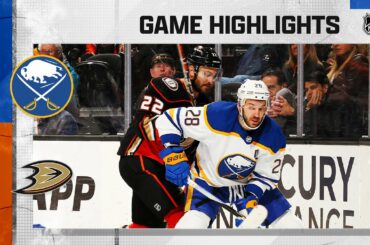Sabres @ Ducks 2/15 | NHL Highlights 2023
