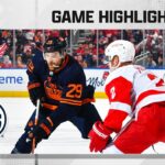Red Wings @ Oilers 2/15 | NHL Highlights 2023