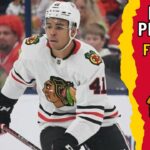 Isaak Phillips #41 (Chicago Blackhawks) first NHL goal Jan 14, 2023