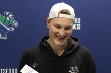 Aatu Räty Postgame Interview | Feb. 10/23