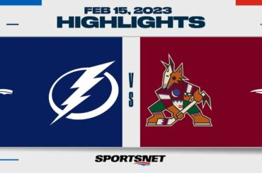 NHL Highlights | Lightning vs. Coyotes - February 15, 2023
