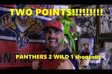 Florida Panthers Beat Minnesota Wild 2-1 Bob Steals Two Points!