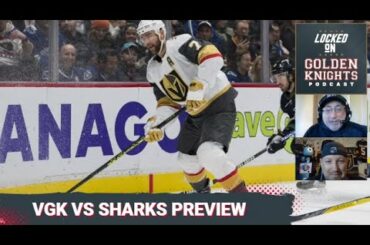Vegas Golden Knights / Sharks Preview / Importance of Divisional Games / Predictions and Locks