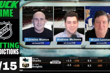 NHL Picks, Predictions and Props | Daily NHL Betting Preview | 🏒 Puck Time for February 16