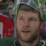 Minnesota Wild goalie Filip Gustavsson after shootout win