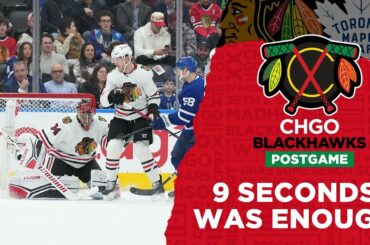 Chicago Blackhawks Outplayed from the Outset vs Maple Leafs | CHGO Blackhawks Postgame