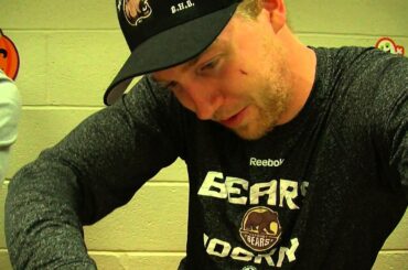 Hershey Bears Players Carve Pumpkins