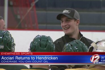 P-Bruins Center and PC product Noel Acciari Returns to Hendricken