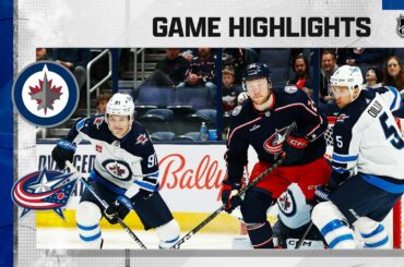 Jets @ Blue Jackets 2/16 | NHL Highlights 2023