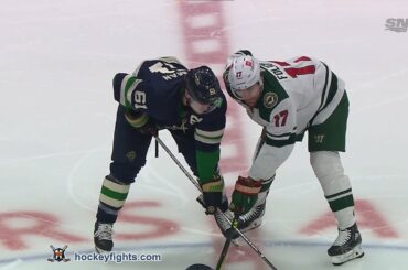 Marcus Foligno vs Riley Stillman Dec 10, 2022