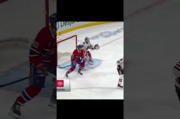 GOAL  Justin Barron  Montreal vs Chicago  NHL 2022 23#shorts