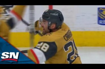 Golden Knights' William Carrier Sinks Sharks With Final-Minute Game-Winning Goal