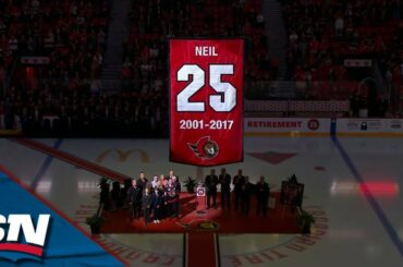 Senators Honour Chris Neil By Retiring No. 25, Celebratory Trip To Penalty Box