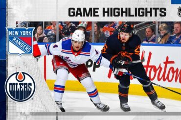 Rangers @ Oilers 2/17 | NHL Highlights 2023