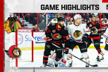 Blackhawks @ Senators 2/17 | NHL Highlights 2023