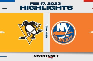 NHL Highlights | Penguins vs. Islanders - February 17, 2023