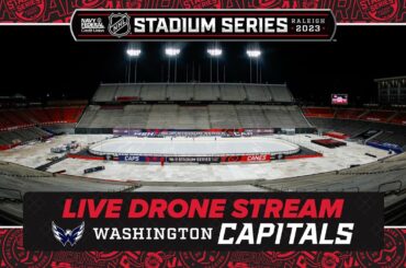 Washington Capitals Live Aerial Practice | 2023 Navy Federal Credit Union NHL Stadium Series
