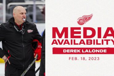 Derek Lalonde Morning Skate Updates | Feb. 18 vs. SEA