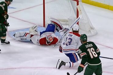 Keith Kinkaid ROBS Zucker WITH A INCREDIBLE SAVE/Canadiens vs Wild/October 20 NHL Season 2019