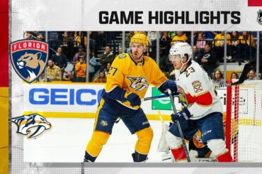 Panthers @ Predators 2/18 | NHL Highlights 2023