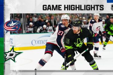 Blue Jackets @ Stars 2/18 | NHL Highlights 2023