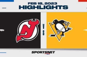 NHL Highlights | Devils vs. Penguins - February 18, 2023