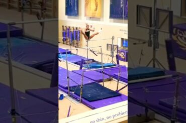 Livvy Dunne 2023 Uneven Bars training at LSU Gymnastics Practice
