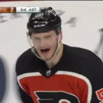 Sam Morin's 1st NHL Goal! - Flyers vs Rangers (3/27/21)